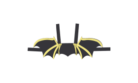 Kostum s Krili Pasjega Netopirja za Noč čarovnic