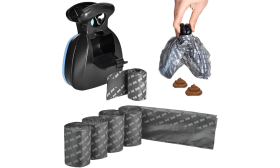 Prenosna Torbica za pse Easy-Clean s Sistemom Zapenjanja - vsebuje okolju prijazne vrečke