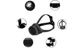 Nastavljiv Odsevni pasji Nagobčnik - zračen in udoben