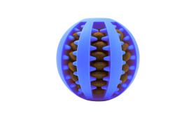 Interaktivna Žoga z Dozatorjem Posladkov – Gumijasta Pasja Igrača za Mentalno Zaposlitev