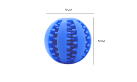 Interaktivna Žoga z Dozatorjem Posladkov – Gumijasta Pasja Igrača za Mentalno Zaposlitev