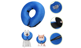 Napihljiva Ovratnica za Pse - Nastavljiva Ovratnica za Reševanje Hišnih Ljubljenčkov