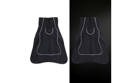 Odsevni vodoodporni plašč za pse z toplo flis podlogo