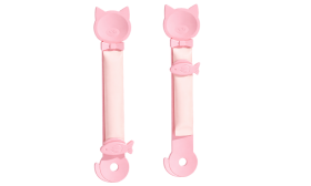 Komplet 3 stiskalnih žličk za mačke – za kremne priboljške in mokro hrano