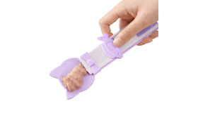 Komplet 3 stiskalnih žličk za mačke – za kremne priboljške in mokro hrano